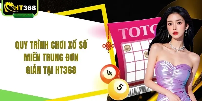 Quy trình chơi xổ số miền Trung đơn giản tại HT368